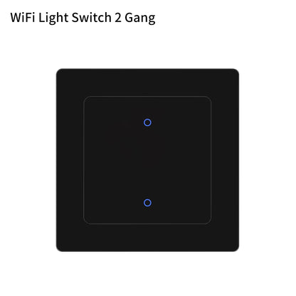 Interruptor de luz inteligente AVATTO Tuya WiFi/Interruptor de cortina con diseño táctil, persianas enrollables motorizadas, compatible con Alexa y Google Home.