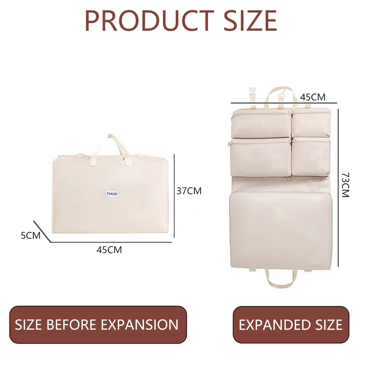 Organizador de viaje para sujetadores, ropa interior, calcetines, bolsa de almacenamiento colgante, bolsa impermeable para cosméticos y artículos de tocador, bolsa de viaje grande