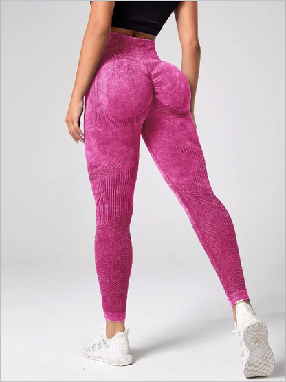 Leggings para mujer, pantalones de yoga para fitness, mallas deportivas sin costuras, pantalones de gimnasio con efecto push-up, pantalones de entrenamiento de cintura alta elásticos.