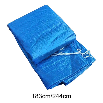 Alfombra de piscina redonda, impermeable, duradera, térmica, a prueba de polvo, de polietileno, para piscina inflable, jardín, gimnasio