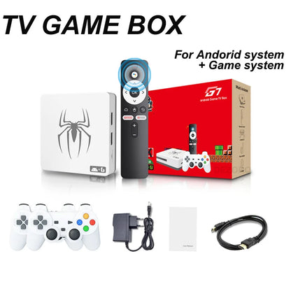 Consola de videojuegos retro con más de 20 000 juegos integrados para TV Android Smart 2,4 G 5G Wifi con mando inalámbrico