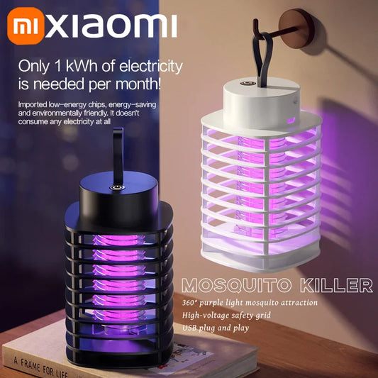 Lámpara antimosquitos Xiaomi, portátil, eléctrica, para moscas, insecticida, recargable por USB, silenciosa, para exteriores
