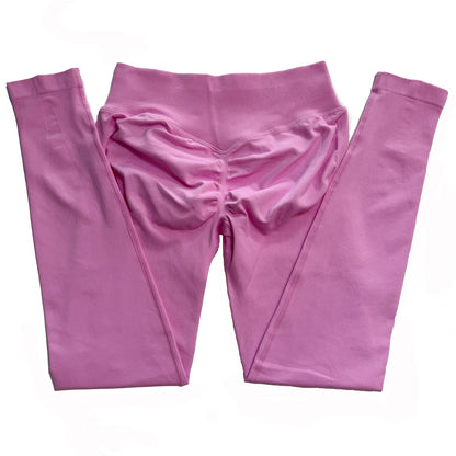 Leggings deportivas sin logo para mujer, efecto push-up, cintura baja, sin costuras, para gimnasio, yoga y entrenamiento.