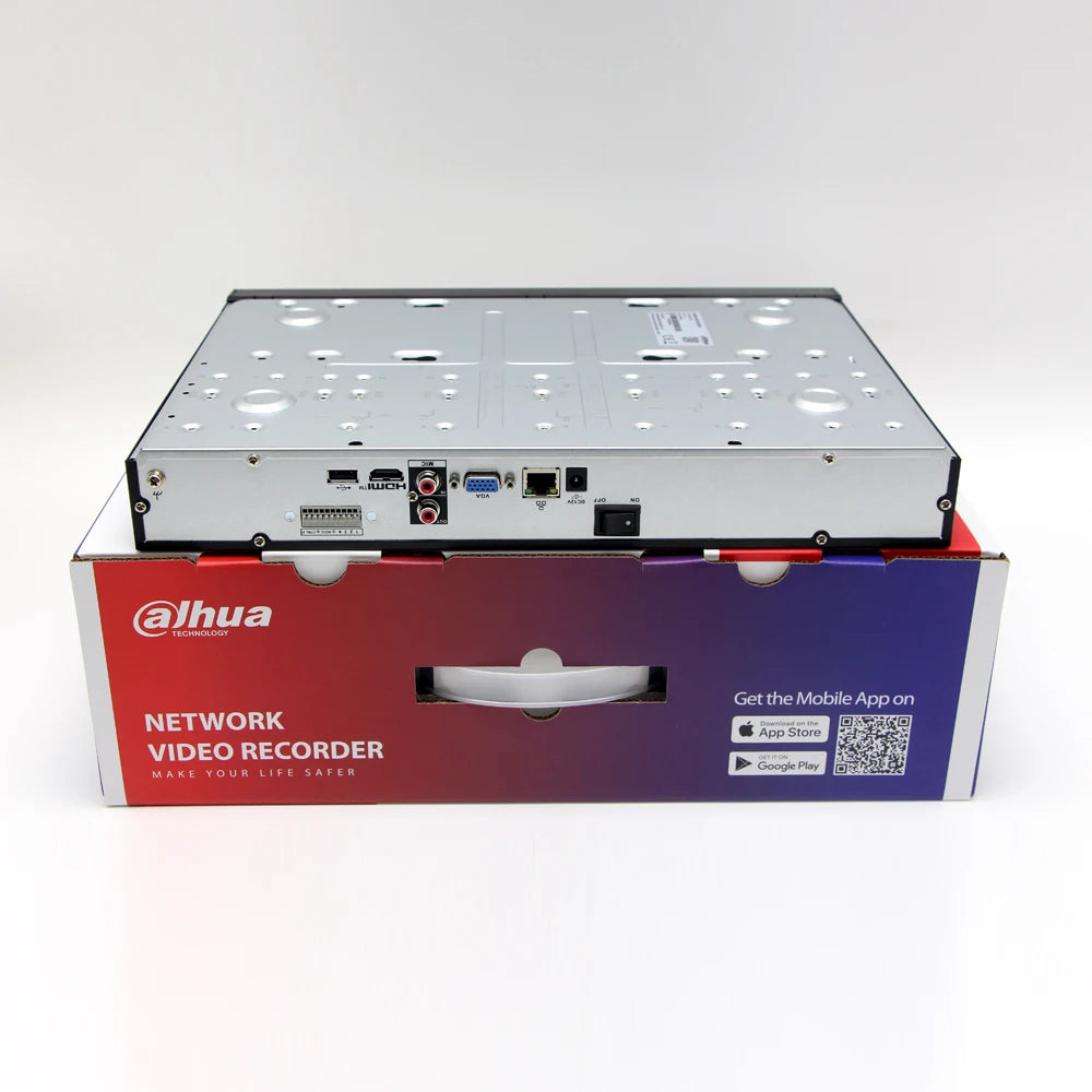 NVR Dahua original NVR4208-4KS3, NVR4216-4KS3 y NVR4232-4KS3, grabador de vídeo en red 4K de 8/16/32 canales, 1U, 2 discos duros, sin puertos PoE.
