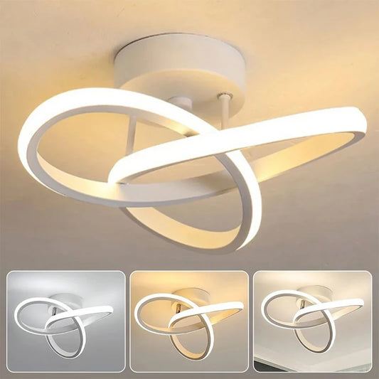 Lámpara de techo LED de 20 W para pasillo, iluminación moderna para el hogar, lámpara LED de superficie para dormitorio, sala de estar, pasillo, escalera, balcón.