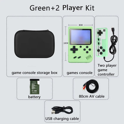 Consola retro arcade de 5 pulgadas con más de 500 juegos clásicos integrados para Game Boy, emulador de TV, videojuegos, reproductor de juegos portátil
