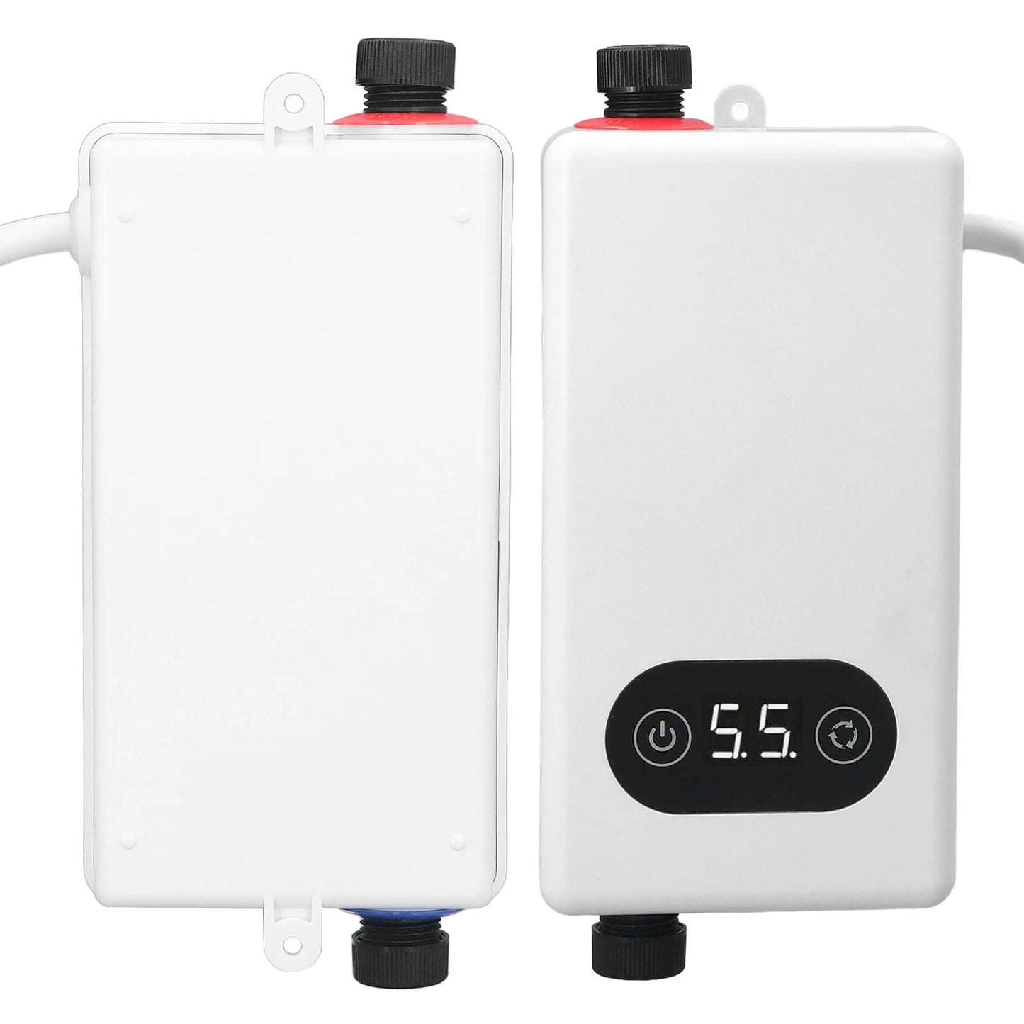 Calentador de agua eléctrico instantáneo con función de memoria, convertidor de frecuencia y temperatura constante. 220 V, 3400 W.