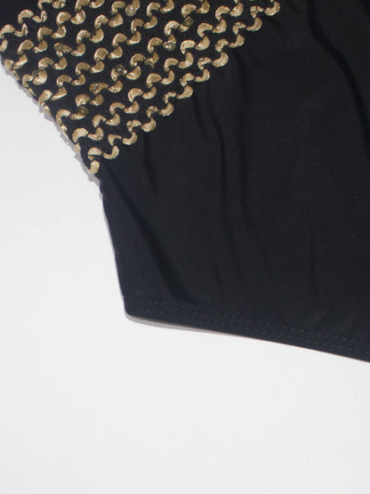 Traje de baño de una pieza con tiras cruzadas para mujer, con control de abdomen ajustable, moderno y cómodo para diferentes tipos de cuerpo.