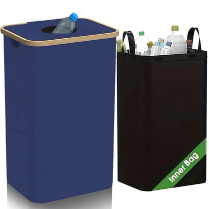 Cesta de tela Oxford de gran capacidad para ropa sucia, impermeable, plegable, para uso doméstico, cesta de almacenamiento ordenada para organizar el hogar.