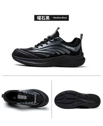 Nuevo calzado de seguridad para hombre, de cuatro estaciones, con puntera de acero antiaplastamiento y antiperforación, suela blanda antideslizante, para trabajo.