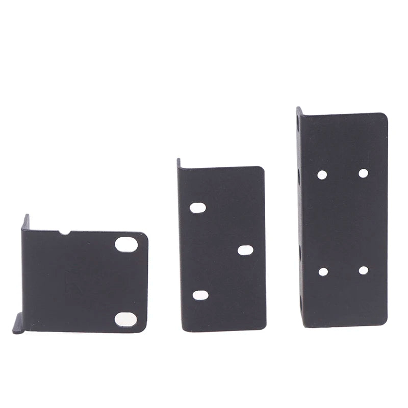 Kit de soportes de montaje en rack con tornillos y orejas de rack metálicas para grabadoras de vídeo en red (NVR) Hikvision 1U/1.5U/2U. Instalación de cámaras.