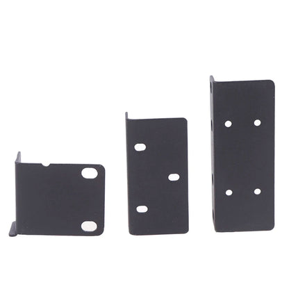 Kit de soportes de montaje en rack con tornillos y orejas de rack metálicas para grabadoras de vídeo en red (NVR) Hikvision 1U/1.5U/2U. Instalación de cámaras.