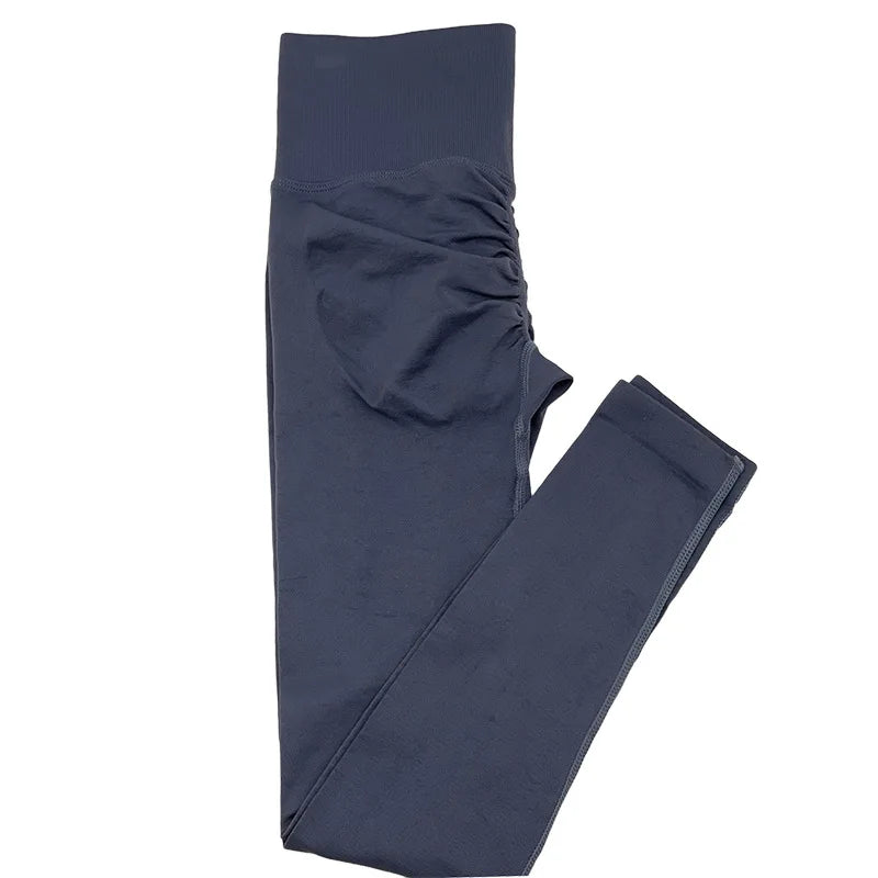 Pantalones de yoga para mujer Mitaogirl, sin costuras, para entrenamiento físico, realce de glúteos, moldeadores de cadera, para gimnasio.