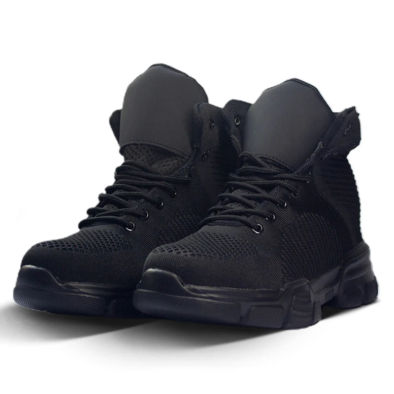 Safety Shoes Man Steel Toe Anti-Puncture Men's Work Shoes Men's Safety Boots Lightweight Men's Boots Security Protective Boot