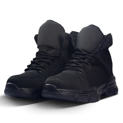 Safety Shoes Man Steel Toe Anti-Puncture Men's Work Shoes Men's Safety Boots Lightweight Men's Boots Security Protective Boot