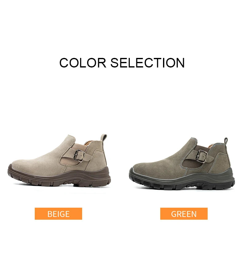 Zapatos de seguridad de moda con puntera de acero para hombre, zapatillas de trabajo, tenis de seguridad, protección industrial para los pies. Originales.