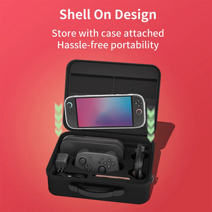 Bolsa para consola de juegos Switch 2, mando, accesorios, estuche rígido, estuche de viaje, estuche de transporte, accesorios.