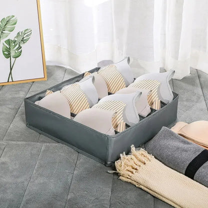 Caja organizadora para guardar ropa interior, calcetines, sujetadores y bragas, ideal para el hogar, el dormitorio y el armario.