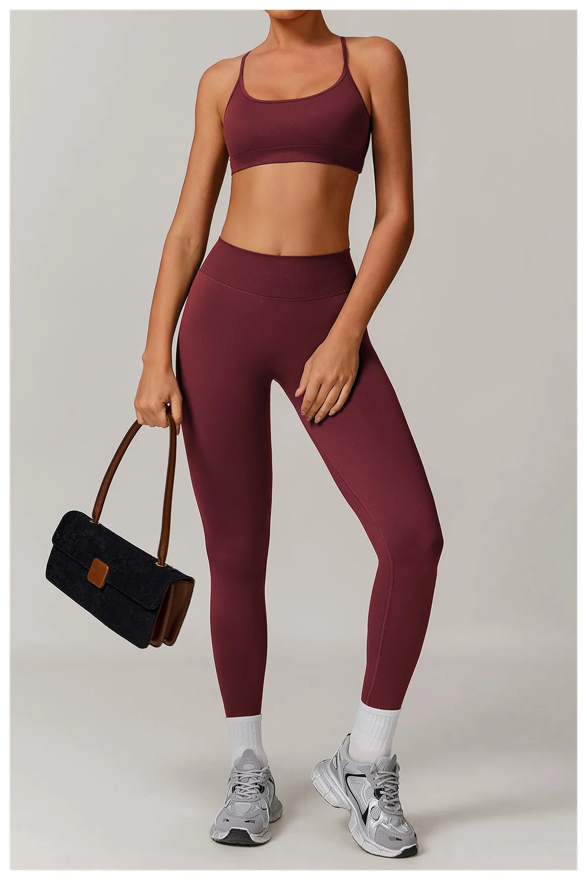Conjunto de yoga deportivo sin costuras para mujer, 2 o 3 piezas, ropa deportiva para gimnasio, conjuntos de yoga para mujer, chándales, sujetador deportivo, leggings para gimnasio