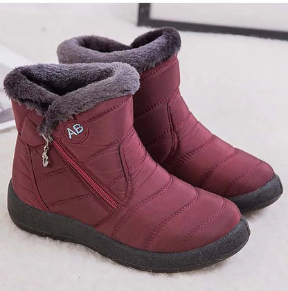Botas de nieve para mujer, zapatos casuales para mujer, botines impermeables para mujer, botines ligeros de talla grande, botas de invierno para niñas