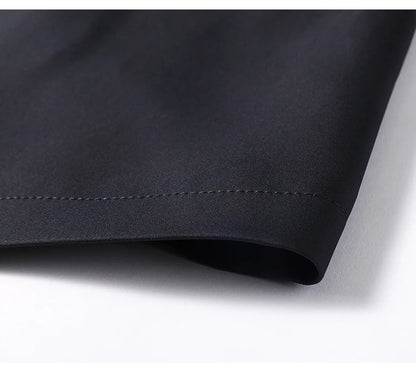 Abrigo tipo gabardina Maxbarley para hombre, estilo coreano, ligero, de lujo, de un solo botón, chaqueta larga cortavientos, colección primavera-otoño 2025, marca, con solapa.