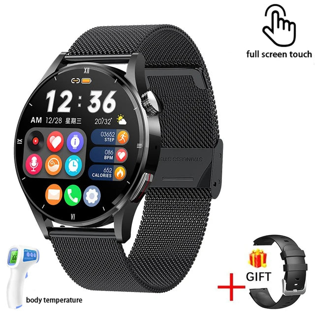 FOXBOX Watch GT3 Pro Reloj inteligente con pantalla AMOLED para hombre, esfera personalizada, respuesta a llamadas, deportivo, fitness, resistente al agua, LIGE