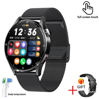 FOXBOX Watch GT3 Pro Reloj inteligente con pantalla AMOLED para hombre, esfera personalizada, respuesta a llamadas, deportivo, fitness, resistente al agua, LIGE