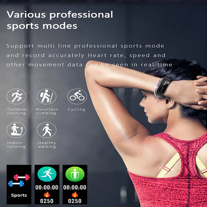 FOXBOX 2025 - Pulsera inteligente para hombre y mujer, resistente al agua, compatible con todos los smartphones, compatible con fitness y deportes, ideal para parejas, LIGE