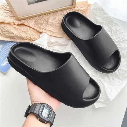 Sandalias de playa para exteriores de verano 2025, zapatillas de EVA a la moda para hombre y mujer, zapatos informales para mujer