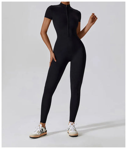 Conjunto de yoga de verano para mujer, ropa deportiva para entrenamiento, mono de gimnasio, mono deportivo siamés para mujer
