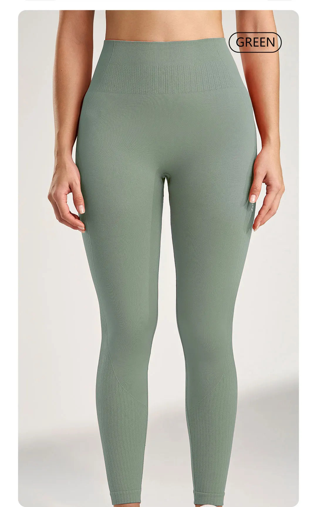 Leggings deportivas para mujer, color sólido, para gimnasio, correr, yoga, pantalones largos, cintura alta, efecto vientre plano, elásticas, pantalones de chándal, siete colores.