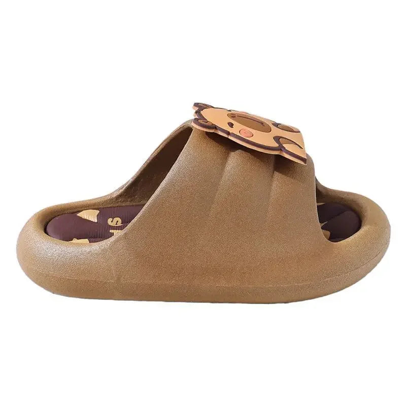 Pantuflas de interior para niños, de verano, antideslizantes, de PVC, para uso doméstico, para el baño, a juego con la familia, para niños y niñas.
