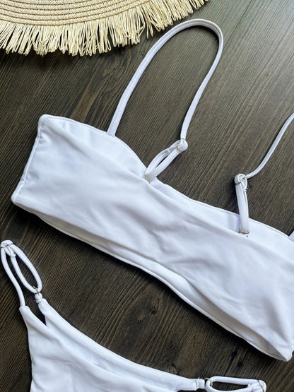 Bikini de diamantes 2025, bañador sexy para mujer, bikini bandeau con efecto push up, bañador femenino brillante, traje de baño floral, ropa de playa