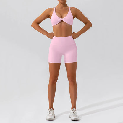 2PCS Yoga Suit Sports Set Women Quick-Drying Gym Set Women Tracksuit Running Workout Long Sleeve Sports Shirt Yoga Clothing