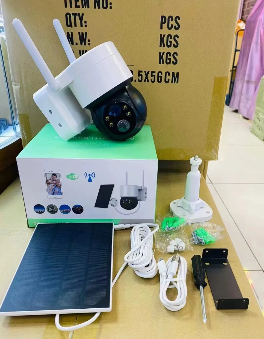 Cámara de vigilancia solar para exteriores con detección humana, visión nocturna, webcam inteligente, resistente al agua, inalámbrica, wifi, seguridad, cámara PTZ ICSEE