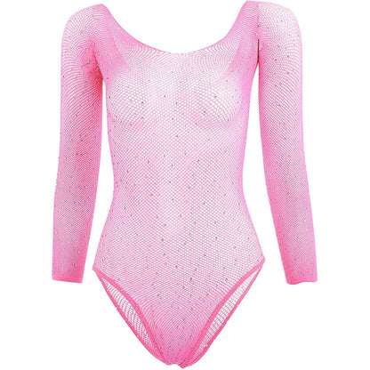 Bodys eróticos calientes, lencería sexy para mujer, diamantes de imitación para mujer, lencería sexy, medias de rejilla, trajes de cuerpo, disfraces sexys