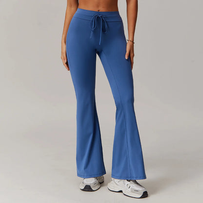 Leggings de yoga de cintura alta, estilo campana, transpirables, pantalones de yoga, para fitness, correr, realzar glúteos, entrenamiento en el gimnasio, ropa deportiva, pantalones de pierna ancha.