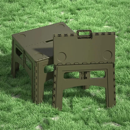 Mesa plegable de plástico para exteriores, portátil, para camping, picnic, sencilla, práctica, ligera, de lujo.