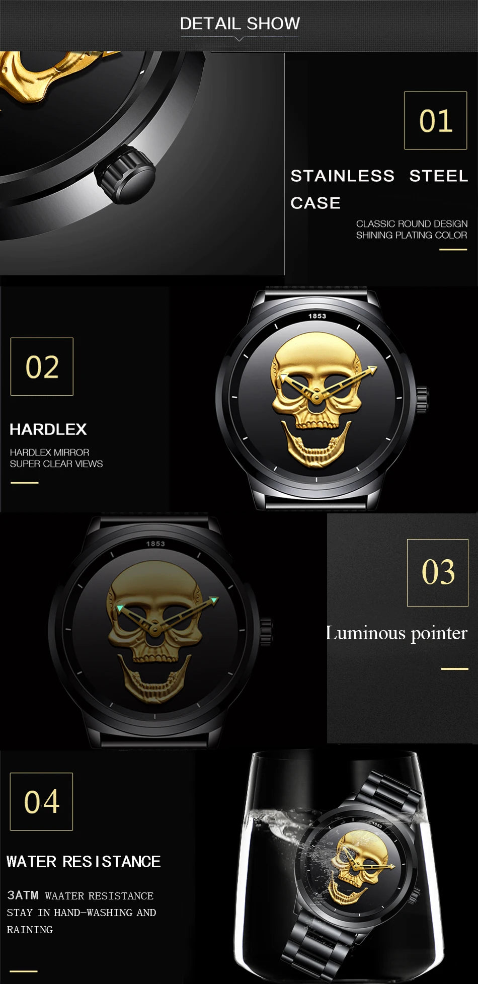 Relojes deportivos LIGE para hombre, marca superior, reloj de cuarzo de lujo para hombre, reloj de pulsera de acero inoxidable resistente al agua para hombre, reloj Masculino