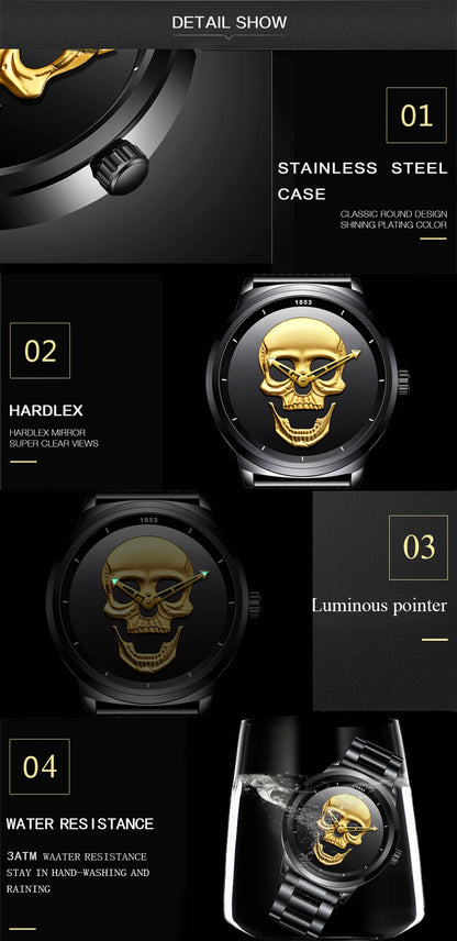 Relojes deportivos LIGE para hombre, marca superior, reloj de cuarzo de lujo para hombre, reloj de pulsera de acero inoxidable resistente al agua para hombre, reloj Masculino