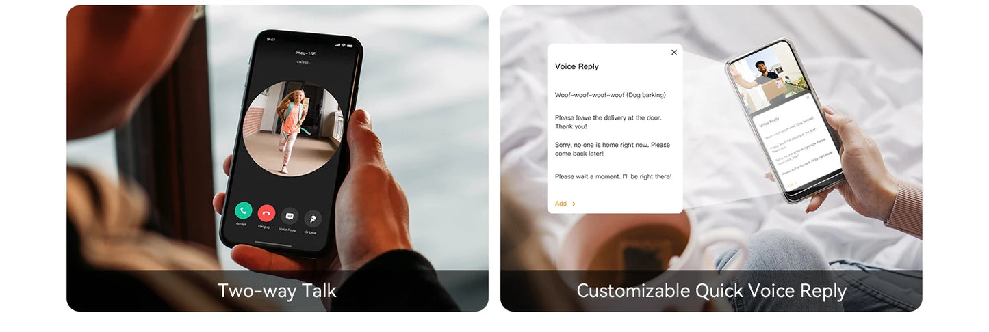 IMOU 4k Video Doorbell 3 with Chime fisheye lens Human Package Detection Rechargeable Battery Two-way Talk Waterproof 360° View