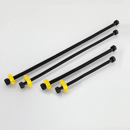 Manguera flexible trenzada de 50/60 cm para suministro de agua, grifo, calentador, conexión para inodoro, entrada de agua, cocina, baño, G1/2"