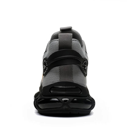 Small Size Rotary Buckle Work Safety Shoes For Men Air Soft Sole Lightweight Protective Work Sneakers Men and Women Shoes