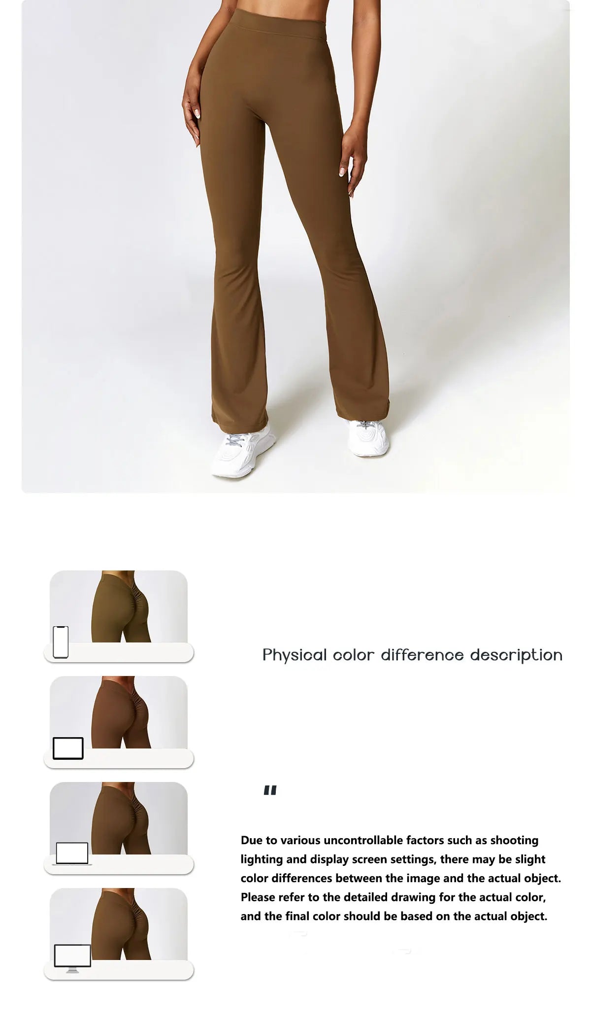 Pantalones de yoga de cintura alta y pernera acampanada para mujer, pantalones de pierna ancha para mujer, pantalones deportivos para gimnasio, entrenamiento físico, pantalones acampanados para baile latino.