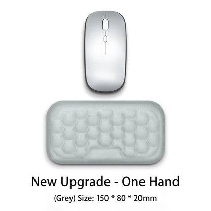 Reposamuñecas ergonómico para teclado y ratón, para oficina, para proteger y relajar la muñeca, con espuma viscoelástica, para ordenador y portátil