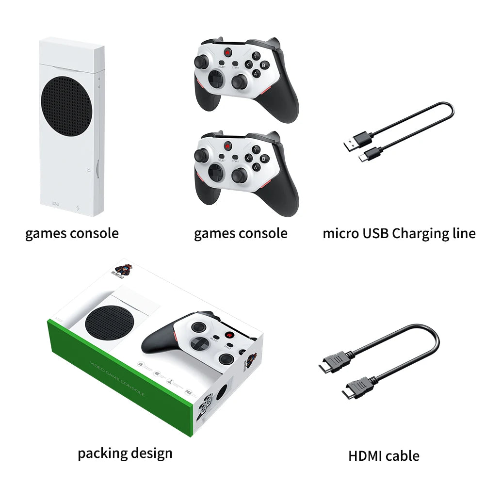 Consola de videojuegos M88 con 30.000 juegos integrados, mando inalámbrico, TV Game Stick 4K HD, minireproductor de juegos portátil retro