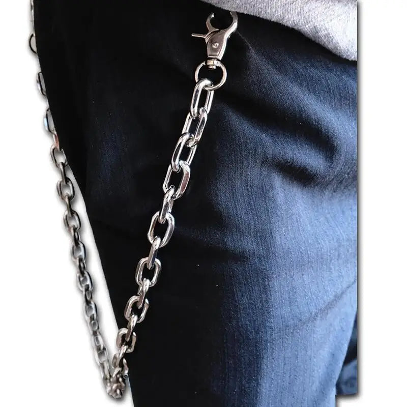 Cadena de cintura de baile de hip hop personalizada, accesorio de pantalones de moda para hombres y mujeres, cadena de cintura de hip hop personalizada para ropa de calle.