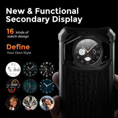 Teléfono inteligente resistente Fossibot F101Pro, 15 GB + 128 GB, Android 13, IP68, resistente al agua, batería de 10600 mAh, NFC, versión global