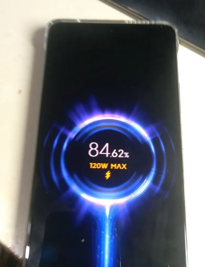 Cargador rápido original de la UE de 120 W para Xiaomi 10, Redmi K30 Pro/10X Pro, Poco F4 GT con cable tipo C.