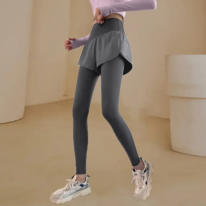 Pantalones deportivos de gimnasio para mujer, mallas de entrenamiento de yoga de cintura alta, faldas, leggings, ropa deportiva para correr, tenis, secado rápido.